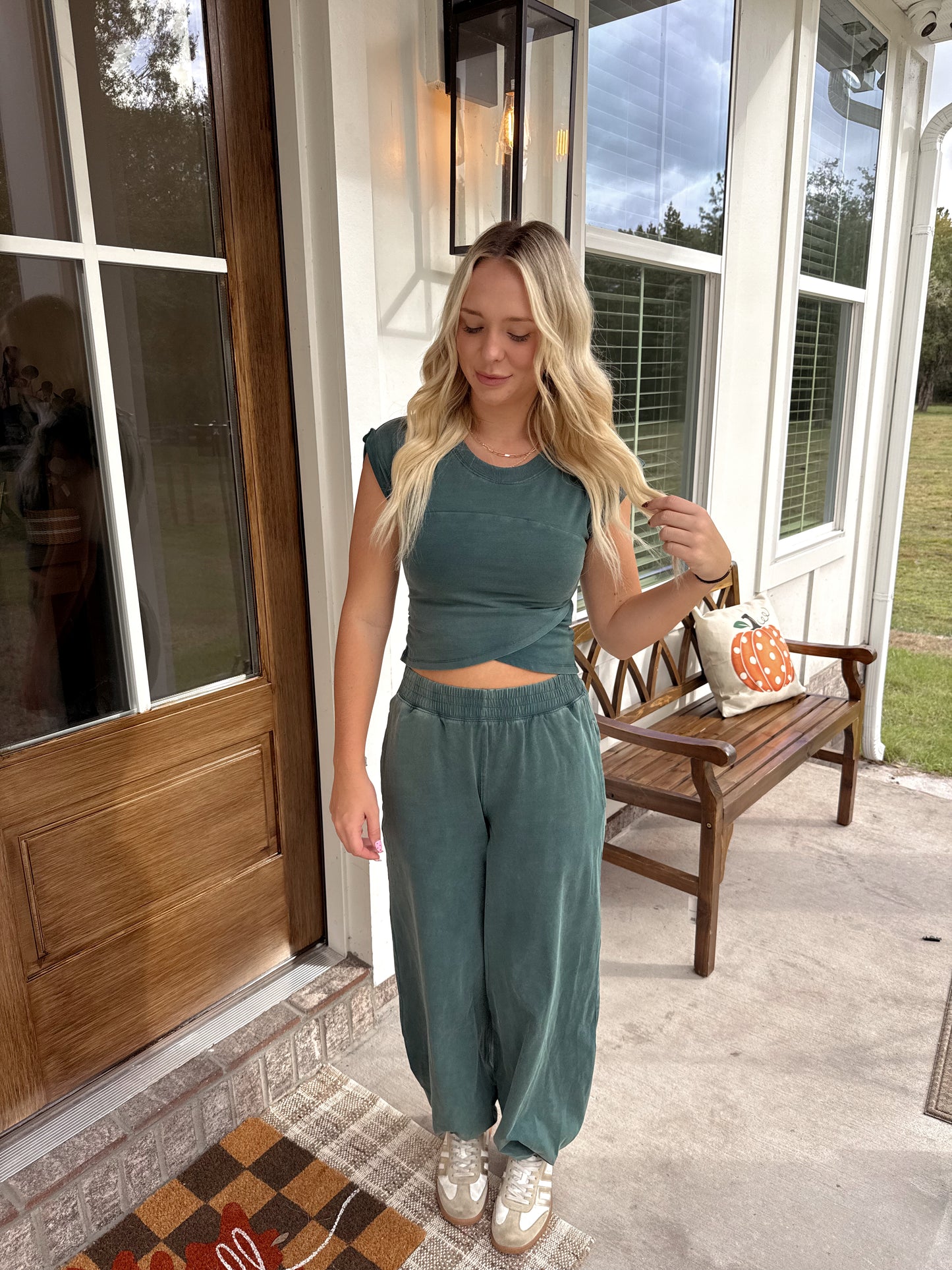 Teal Jogger Set