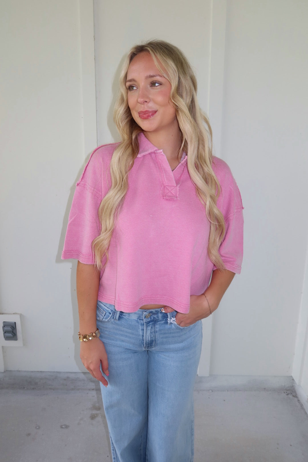 Pink on Repeat Top