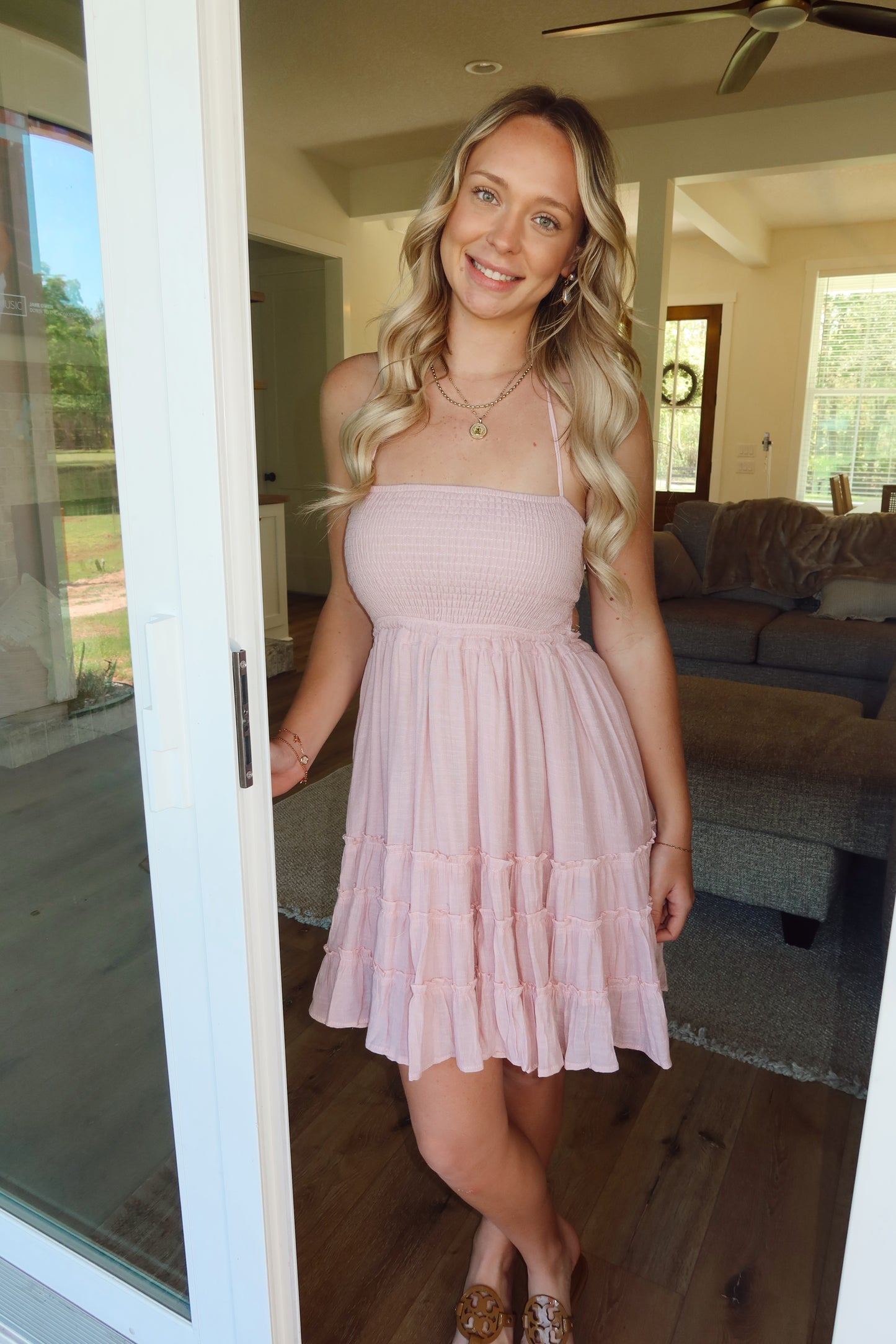 The Amelia Blush Dress