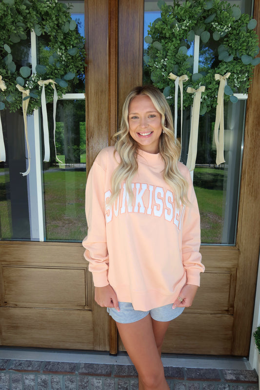 Orange Sunkissed Mockneck