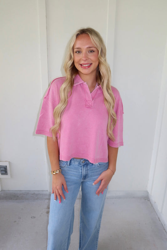 Pink on Repeat Top