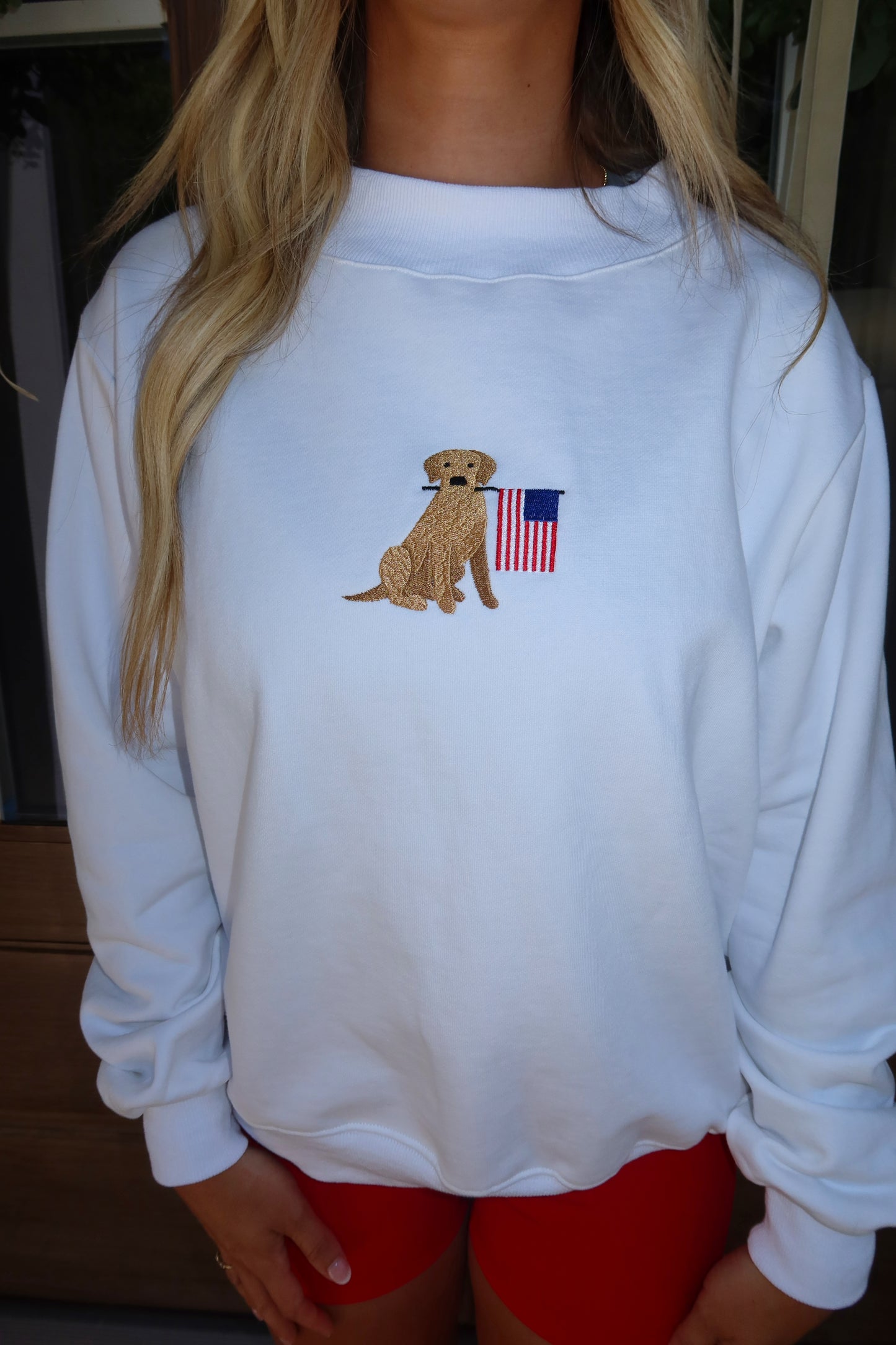 Star-Spangled Sweetheart Mockneck