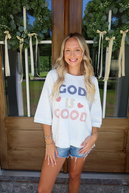 God is Good Oversized Tee