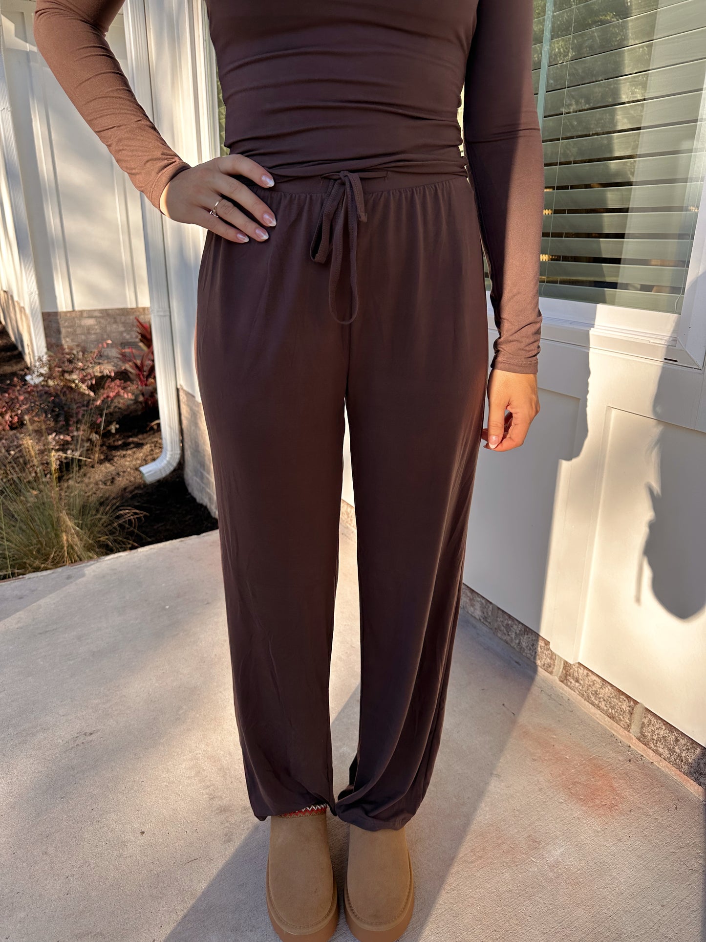 Chocolate Active Wide Pant