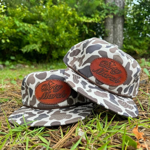 Goat Rope Classic Leather Patch Hat - Dirty Marsh