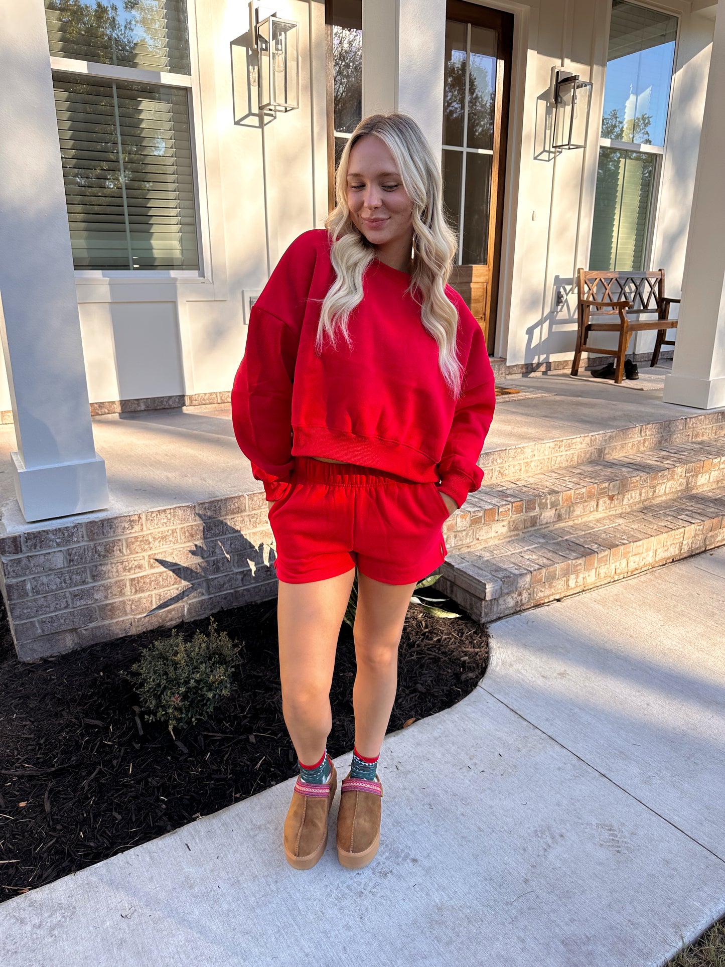 Cherry Oversized Active Shorts