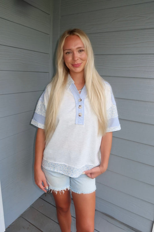 Coastal Blossom Tee