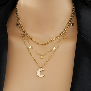 18K Gold Non-Tarnish Waterproof Necklace