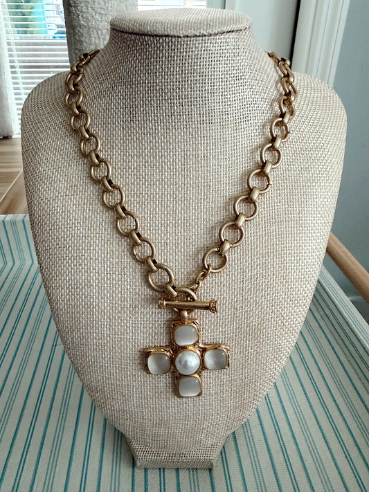 Vintage Cross Necklace