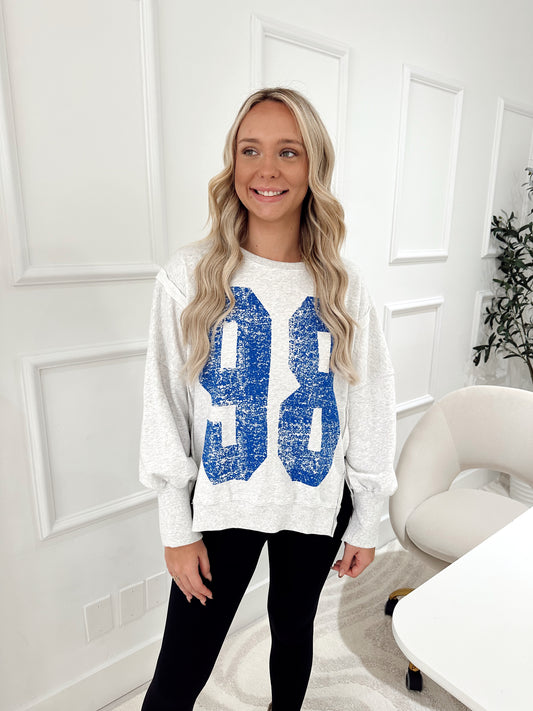 "89" Jersey Sweatshirt