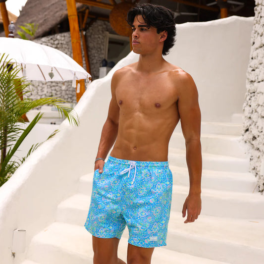 Men Stargaze Swim Trunks