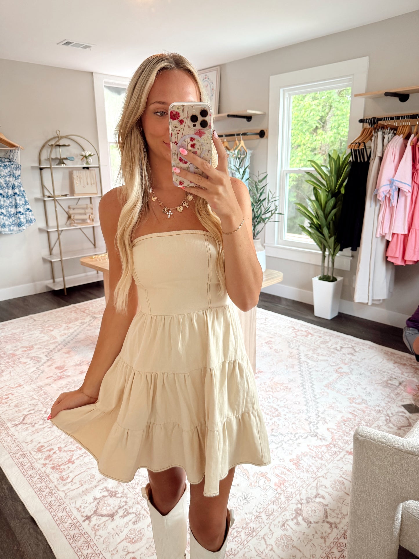 Honey Tiered Mini Dress