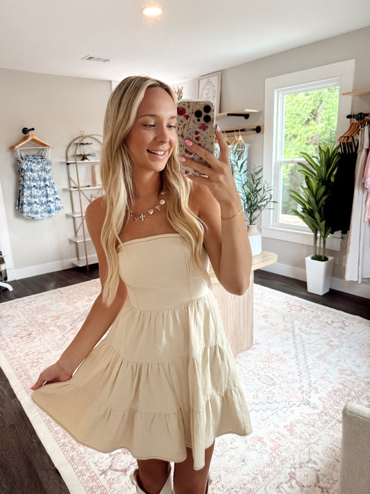 Honey Tiered Mini Dress
