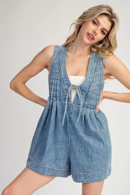 Bluebell Denim Romper