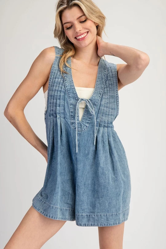 Bluebell Denim Romper