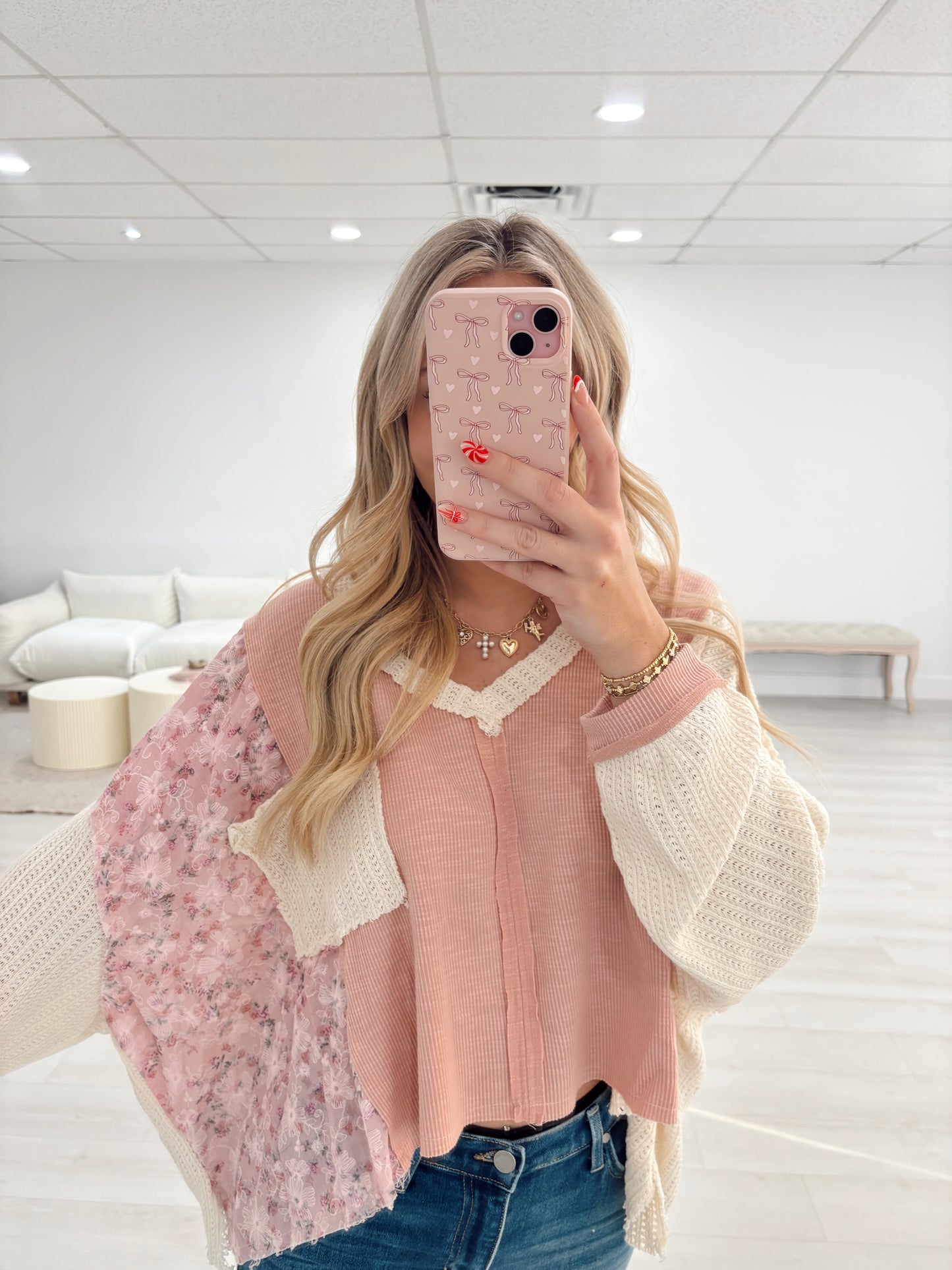 Floral Pink Dreamy Top