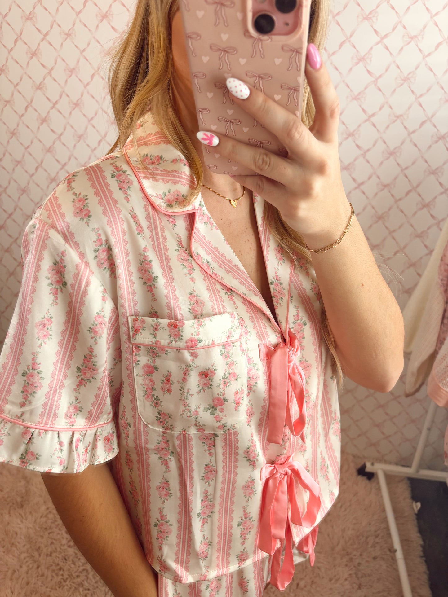 Vintage Floral PJ Set