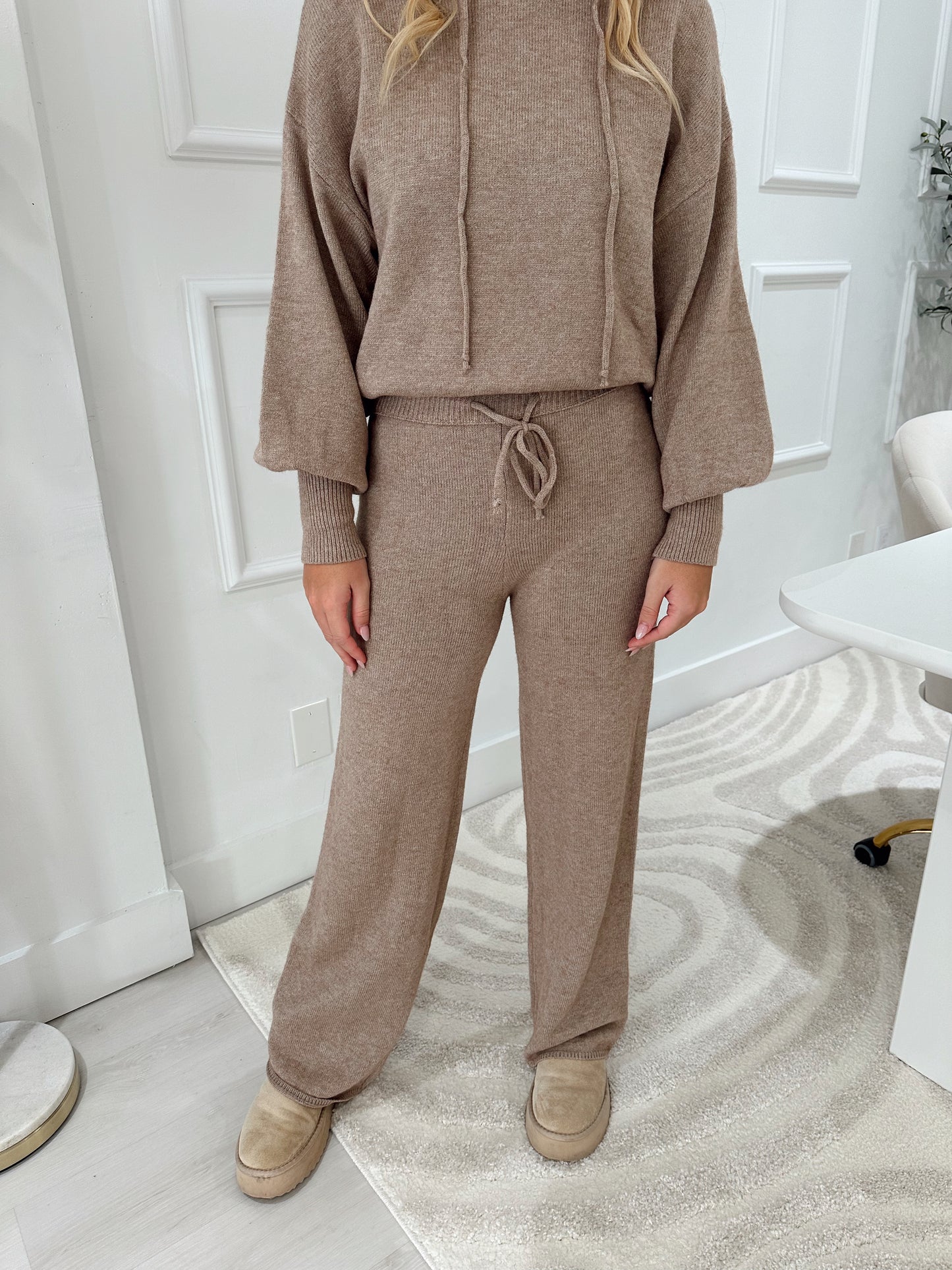 Mocha Comfy Weekend Set- Pant