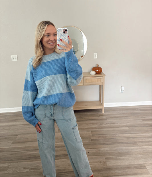 Bailee Blue Sweater