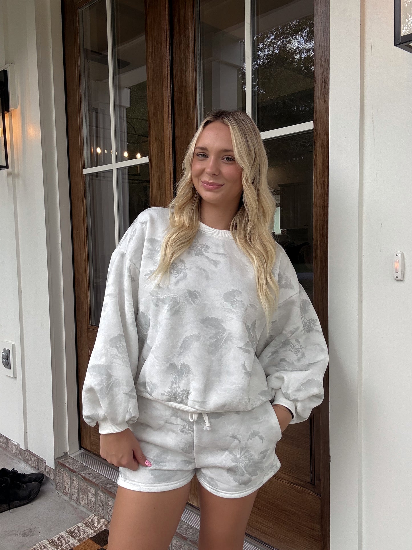 Light Camo Short Set