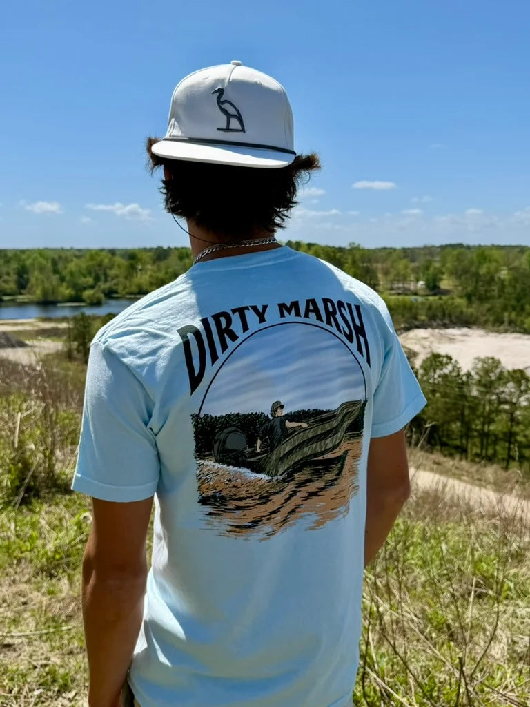 Marshall On The River Tee - Dirty Marsh